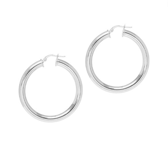 Silver Hoop Earrings