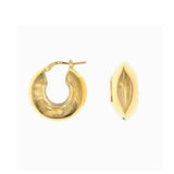 Electroform Earrings - Gold - 21 mm