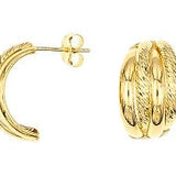 Deluxe Multi Half Hoops - Gold