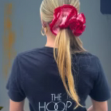 large gold statement hoop earrings