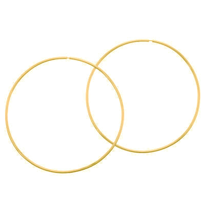 La BASICO Hoops - (Gold) - Georgiana Scott Jewellery