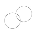 Chica Latina - Large Silver- THE HOOP STATION