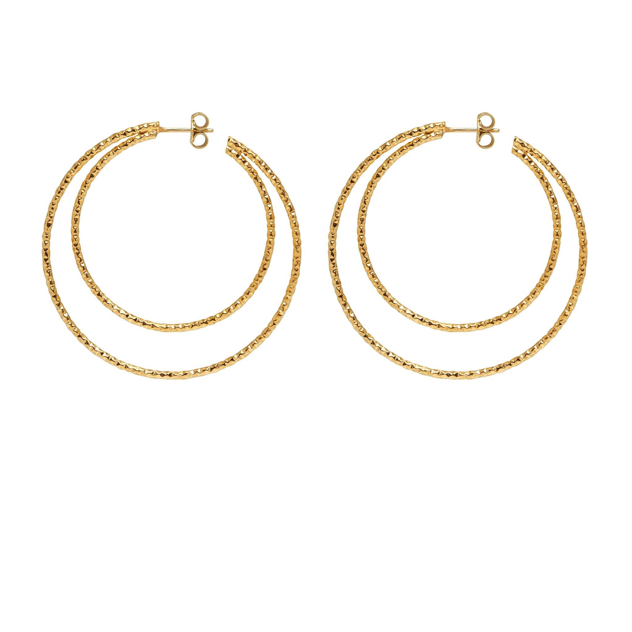Double Sardegna Hoops - Gold 