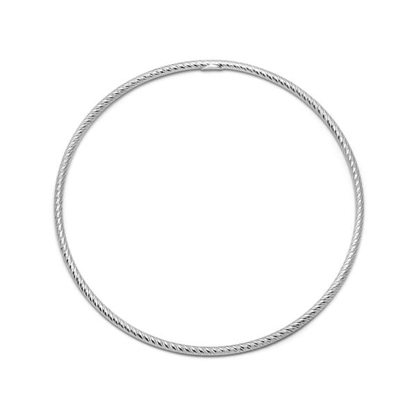 Roma Bangle - Silver - THE HOOP STATION