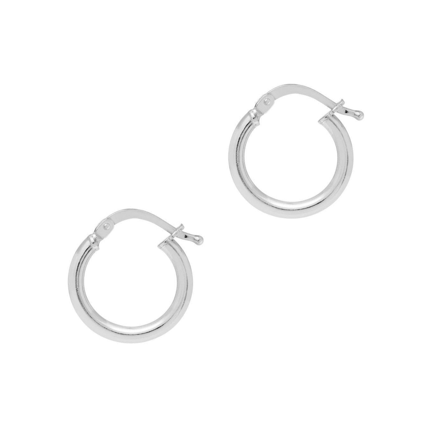 Skinny XXS Huggies - Silver - THE HOOP STATION