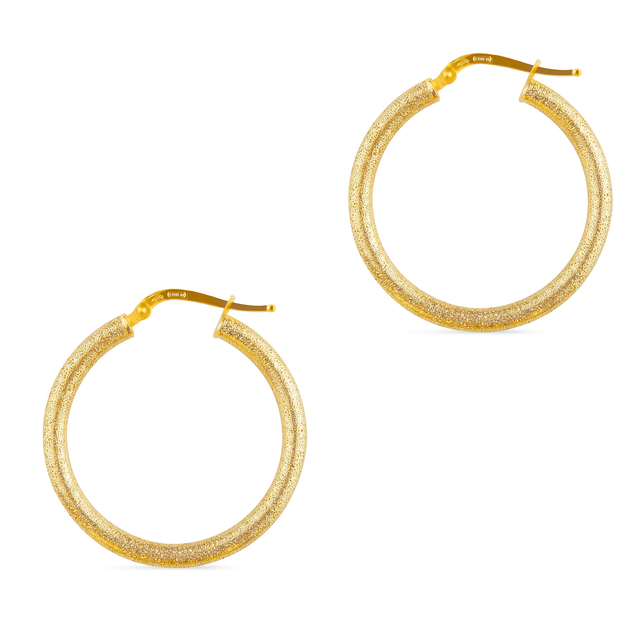 Matte, Sparkly Hoop earrings