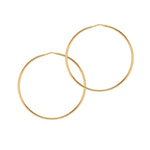 Large Gold Hoops - THE HOOP STATION