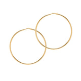 Large Gold Hoops - THE HOOP STATION
