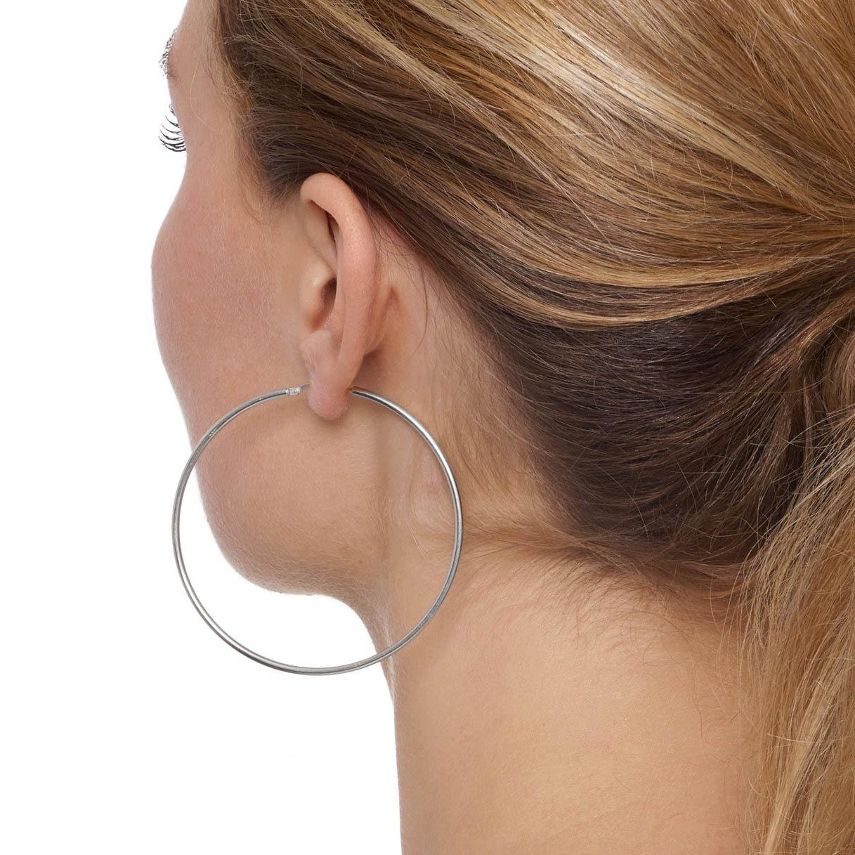 Chica Latina - XXL & XL - Silver - THE HOOP STATION