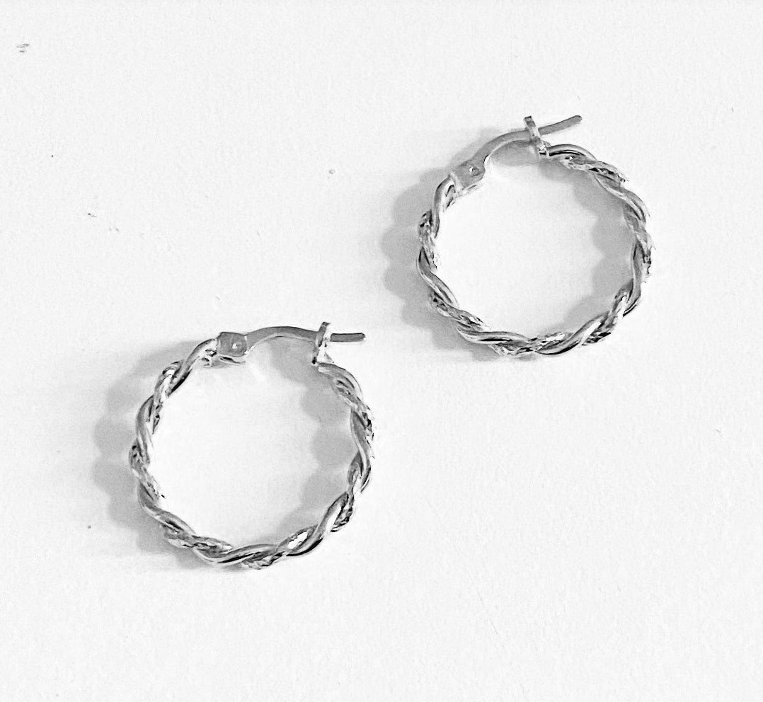 Twists - Silver - THE HOOP STATION