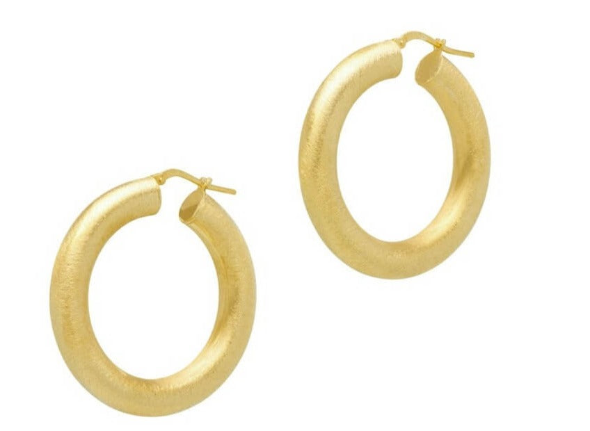 Matte Gold Earrings