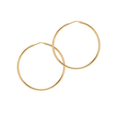 Shiny Gold Luxury Hoops