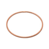 Roma Gift-Set - Rose Gold Hoops + Bangle - The Hoop Station 