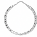 Roma Small - Silver - THE HOOP STATION