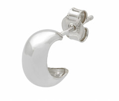 Single Dome earring - silver