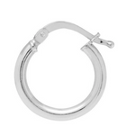 Clasica Huggies - Silver - THE HOOP STATION