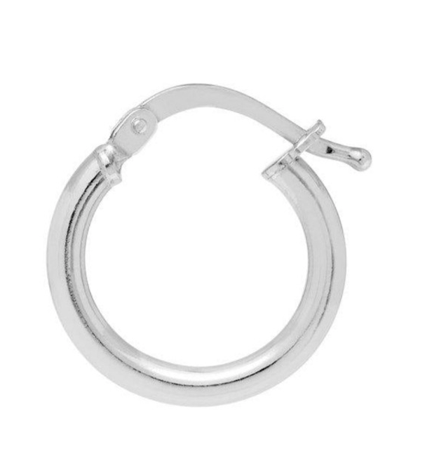 Clasica Huggies - Silver - THE HOOP STATION