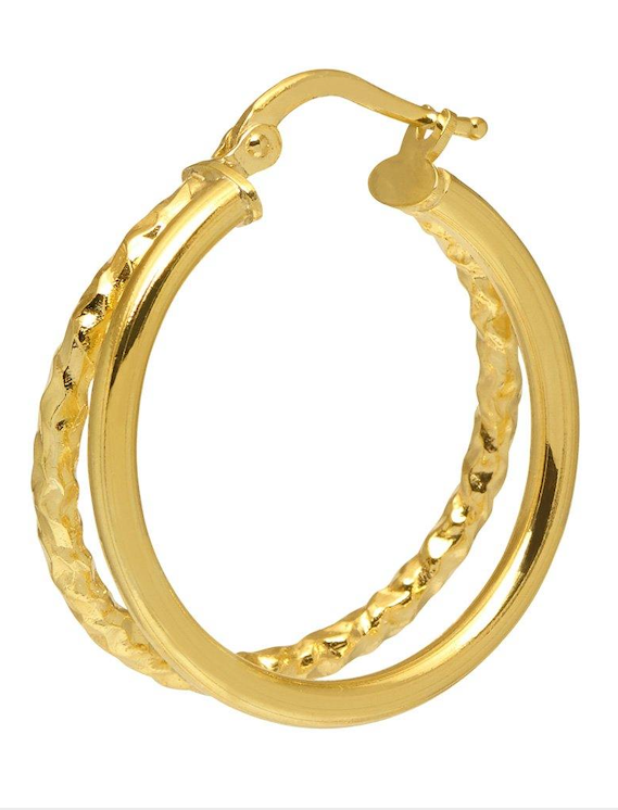 gold mutli hoops