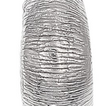 Textured Luxury Graduated Hoops Silver