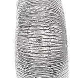 Textured Luxury Graduated Hoops Silver