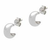 Silver Dome Earring