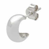 Single Dome earring - silver