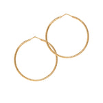 Roma Hoop Earrings - Medium Gold - The Hoop Station