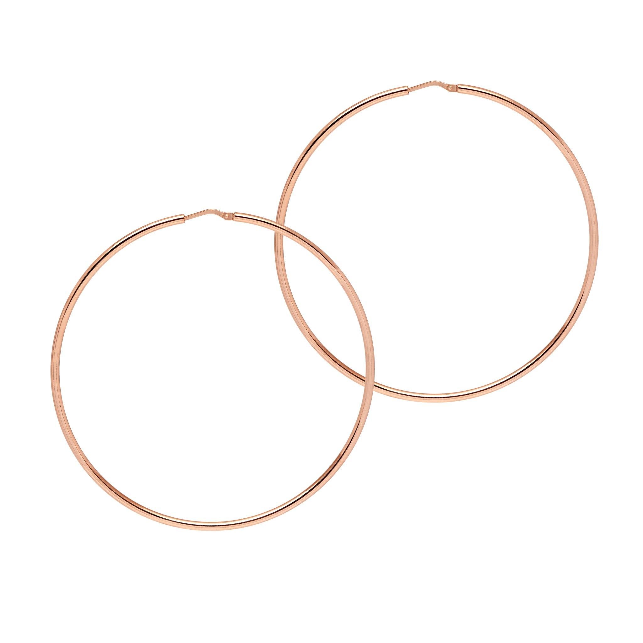 Chica Latina - XL & XXL - skinny rose gold hoops