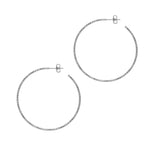 Sparkly hoop earrings