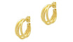 Multi Hoop Earrings - Gold