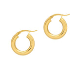XS Chunky Gold Hoops