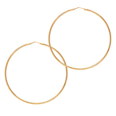 XXL Hoops Gold - 75 mm