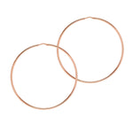 XL & XXL - Rose Gold Hoop Earrings