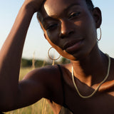 Medium twist earrings 