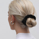 Chunky Silver Hoops - Small - THE HOOP STATION