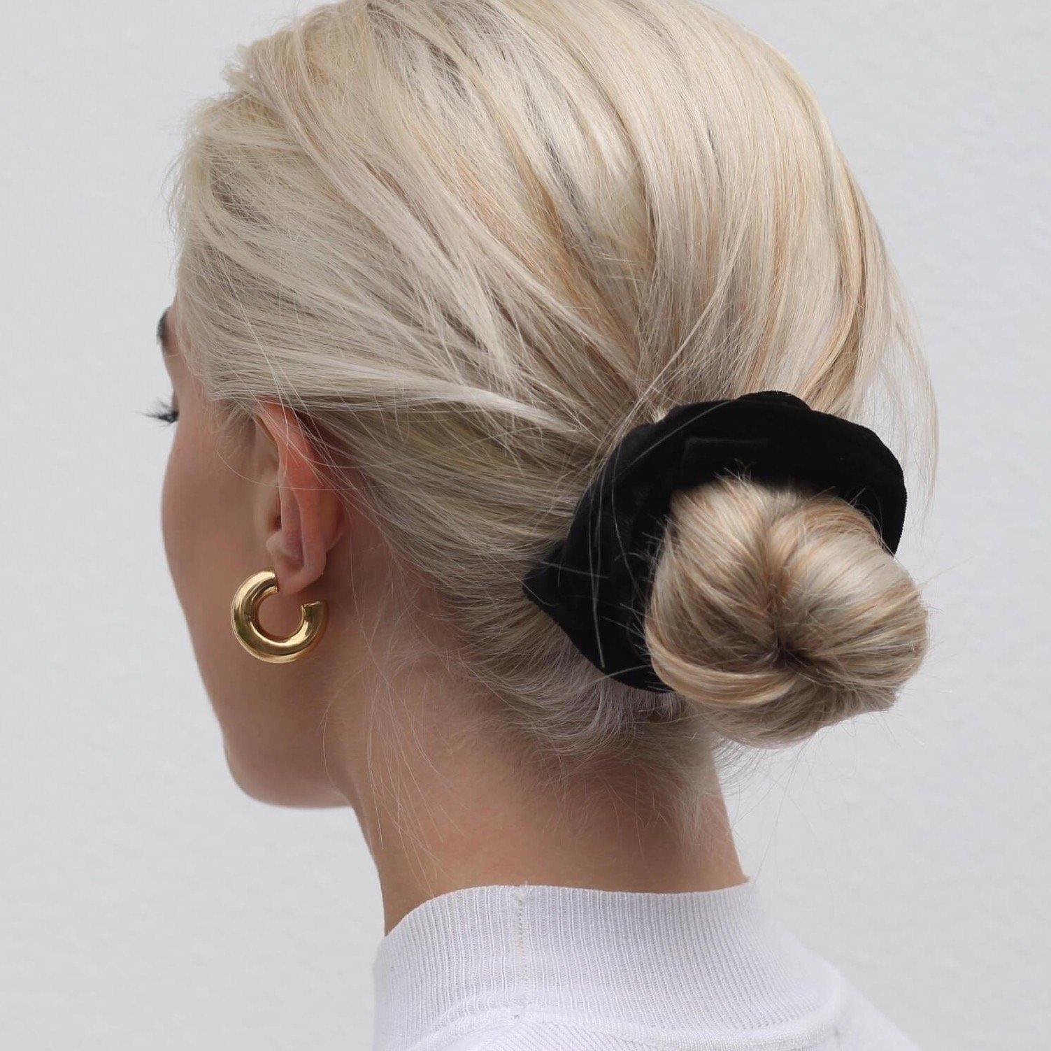 Chunky Silver Hoops - Small - THE HOOP STATION