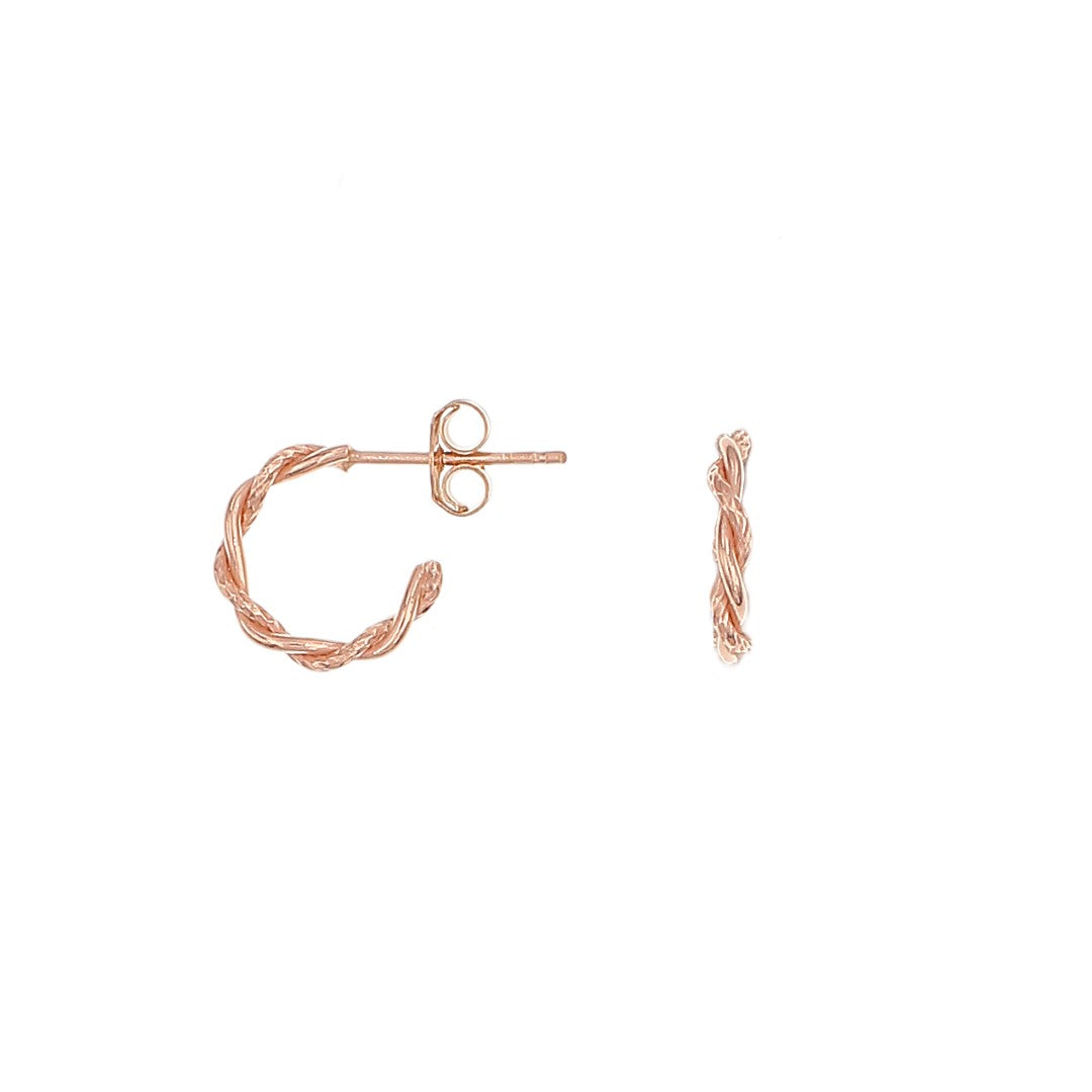 XXS Twists - Rose Gold - The Hoop Station 