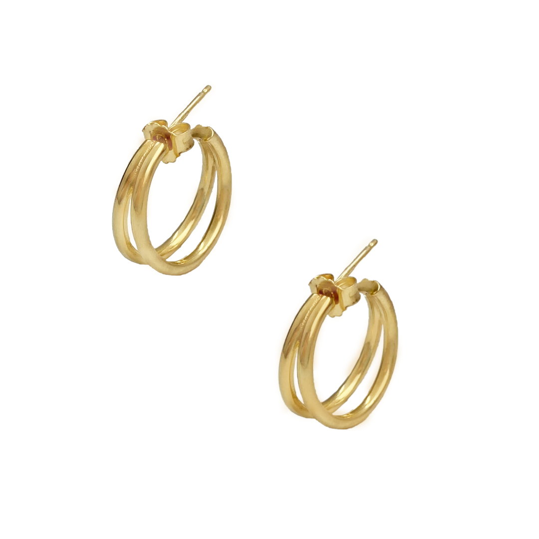 Duo Small - Gold - THE HOOP STATION