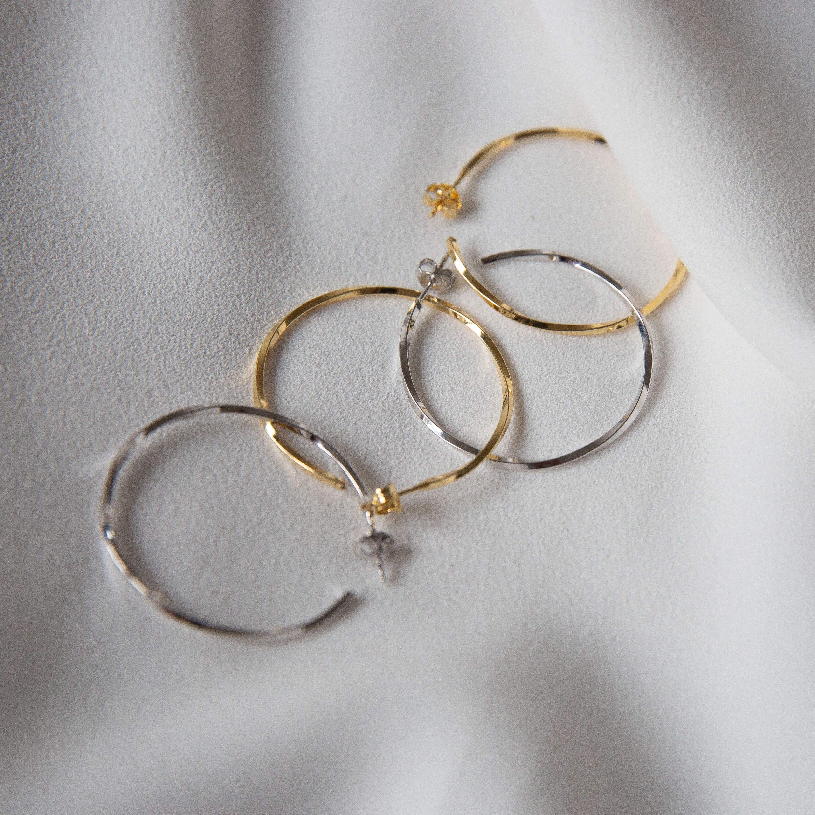 Lago di Como - 3 x Sizes, Gold, Silver & Rose Gold - THE HOOP STATION